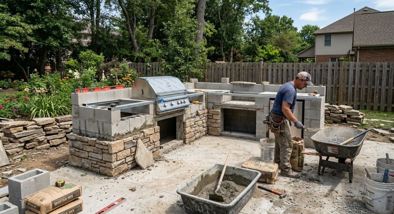 Outdoor Kitchen Construction in Mount Pleasant, SC