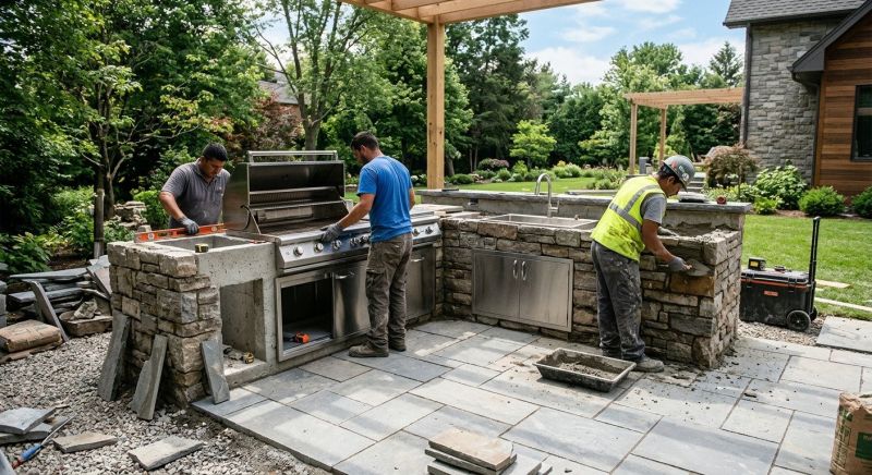 Outdoor Kitchen Construction in Naples, FL