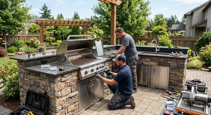 Outdoor Kitchen Installation in Napa, CA