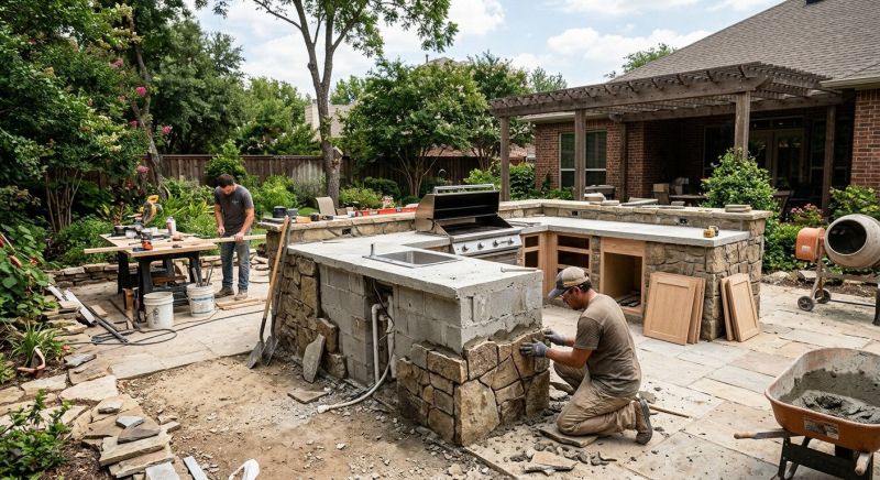 Outdoor Kitchen Installation in Summerville, SC