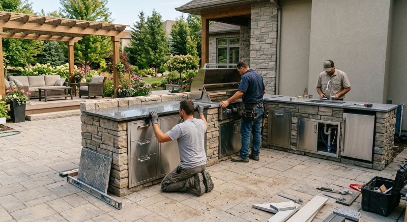 Outdoor Kitchen Remodeling in Roswell, GA