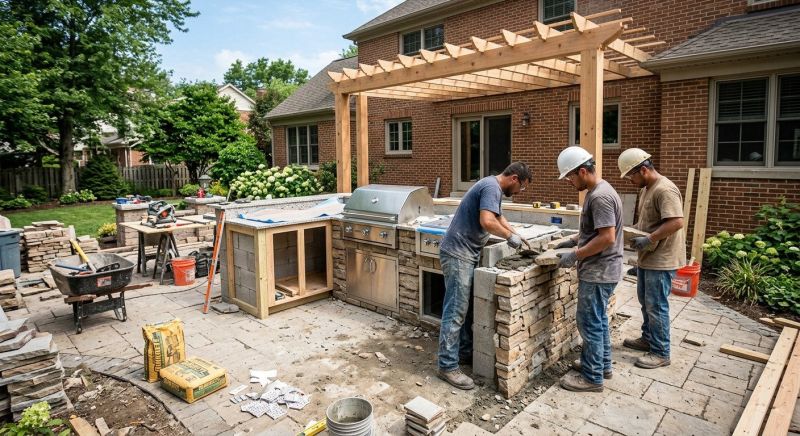 Outdoor Kitchen Renovation in Sonoma County, CA