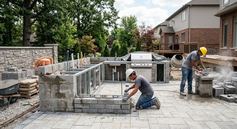 Outdoor Kitchen Installation in Sonoma County, CA