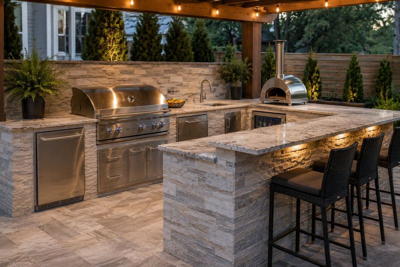 Outdoor Kitchen Renovation in Cypress, TX